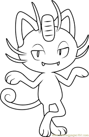 550 x 550 file type: Alola Meowth Pokemon Sun And Moon Coloring Page For Kids Free Pokemon Sun And Moon Printable Coloring Pages Online For Kids Coloringpages101 Com Coloring Pages For Kids