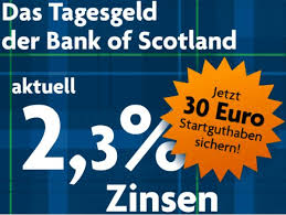 Um unser onlinebanking optimal nutzen zu können, muss javascript aktiviert sein. 30 Startguthaben 2 4 Zinsen Aufs Tagesgeld Bank Of Scotland Unideal De