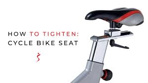 how to tighten cycle bike seat you