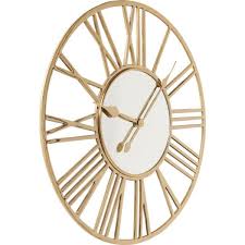 horloge murale giant doree 80cm horloge murale parement mural horloge