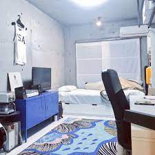 部屋全体 ワンルーム 狭い ワンルーム 6畳 コンクリート打ちっ放し などのインテリア実例 2018 11 16 11 27 22 roomclip ルームクリップ 部屋 部屋 レイアウト ワンルーム インテリア