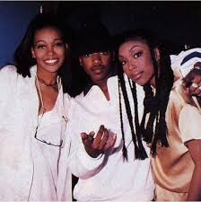 Monica Ray J Brandy On The Set Of The Boy Is Mine Video 90s Hip Hop Fashion The Boy Is Mine Brandy Norwood