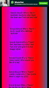 We've got child appropriate knock knocks on all kinds of topics! Dirty Knock Knock Jokes 18 Pour Android Telechargez L Apk