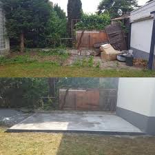 Vorher Nachher Fotos Von Einem Stuck In Unserem Garten Ein Neues Blumenbeet Und Ein Grillplatz Es F Garten Gartenbau Garten Ideen
