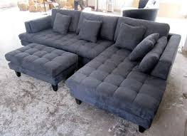 Amazon Com 3pc New Modern Dark Grey Microfiber Sectional Sofa Chaise Ottoman Set S168rdg Grey Sectional Sofa Sectional Sofa With Chaise Sofa Bed Design