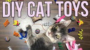 In this article, i've put together instructions for making toys out of things you probably already have around the wave this around making the toy seem to move like a mouse or bird, and your kitty will love you forever. 5 Easy Cat Toys Kids Can Make At Home Diy Cat Toys Diy Cat Toys Easy Cat Toys