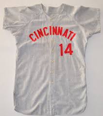 This is a custom made; Pete Rose Cincinnati Reds Game Used Jersey 1967 Game Used Only
