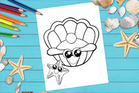 Add the template to your ocean animal coloring book or hang it up on the classroom wall. Free Printable Clam Shell Coloring Page Simple Mom Project