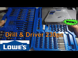 Shop for phillips screwdriver sets at walmart.com. Kobalt 230 Piece High Speed Steel Round Shank Screwdriver Bit Set Lowes Youtube