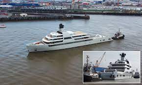 Roman Abramovich S 430million Solaris Superyacht Undergoes Its First Sea Trials Daily Mail Online