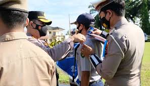 Propinsi, provinsi, pemerintah, sumatera selatan, banyuasin, empat lawang, lahat, muara enim, musi banyuasin, musi rawas, musi rawas utara, ogan ilir, ogan komering. Polisi Sosialisasi Larangan Mudik Radar Selatan