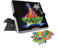I loved it and played with it more than she did. Lite Brite Ultimate Classic With 6 Templates And 200 Colored Pegs Walmart Com Walmart Com