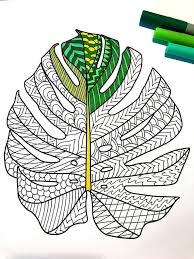 Download this coloring book for adults toucan among tropical leaves and flowers vector illustration now. Pin On Pinturas Ornamentais