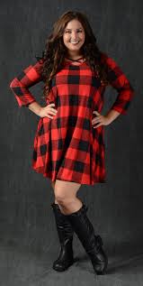 Red Black Checker Dress Red Checkered Dress Checkered Dress Dresses