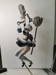 2B Maid from Nier: Automata. In-home modelled, printed, and painted. :  r3Dprinting