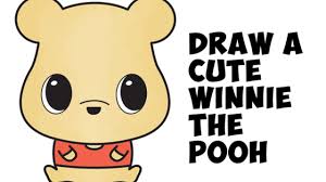 How To Draw A Cute Chibi Kawaii Winnie The Pooh Easy Step By Step Drawing Tutorial For Beginners How To Draw Step By Step Drawing Tutorials