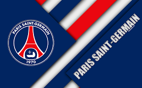 Download Wallpapers Paris Saint Germain 4k Material Design Psg Logo Blue Red Abstraction French Football Club Ligue 1 Paris France Football Paris Sg Psg Logo Psg Football