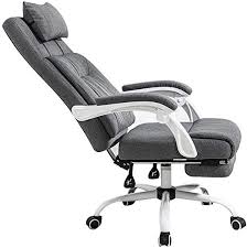 office chair chairs computer chair home boss chair rotary chair gray fabric simple double backrest c comfortable office chair reclining office chair boss chair