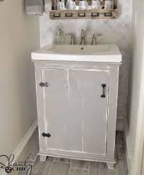 The space between's free diy vanity plans include a supplies list, tools list, color photos, and written building directions. Bathroom Vanity Pdf Free Woodworking Plan Com