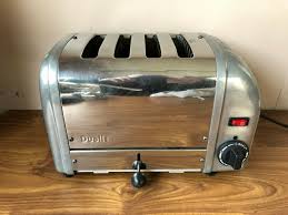 Dualit Vario 4 Slice Classic Toaster In Stainless Steel Toasters From Ebay Uk Toasters Toaster 68 00 End Date Stainless Steel Toaster Toaster Dualit