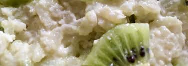 Riz Au Lait D Amande Noix De Coco Et Kiwi Riz Au Lait Noix De Coco Riz