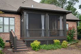 This existing deck in georgia did not get used because of the hot afternoon sun. Consider Expanding Your Nashville Screened Porch For More Usable Space