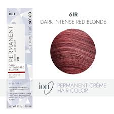 If you have dark hair, curl it and allow red dye to twist and thin, straight hair will benefit from an angled cut, and color will only make it more beautiful. Ion 6ir Dark Intense Red Blonde Permanent Creme Hair Color By Color Brilliance Permanent Hair Color Sally Beauty