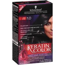 Schwarzkopf Keratin Color Anti Age Hair Color Cream 1 0