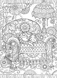 Zentangle Vorlagen Kostenlos Bild Sessel Katze Zimmer Einrichtung Muster Ausmalbilder Katzen Ausmalbilder Ausmalen