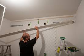 Learn how to install crown moulding in this helpful video. Crown Molding For Beginners How To Install Over Tile Love Create Celebrate