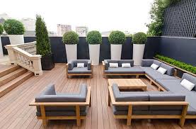 Amenagement Exterieur Terrasse Bois Mobilier Recettes Patio Contemporain Patio Moderne Et Brise Vue Terrasse