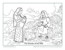 Superman woman coloring pages wonder printable catwoman at the. Woman At The Well Coloring Page On Sunday School Zone