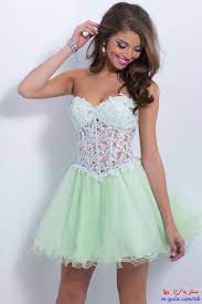 فساتين سهرة قصيرة للصبايا اشيك فساتين خروج للمراهقات 2015 Mini Homecoming Dresses Green Prom Dress Strapless Homecoming Dresses
