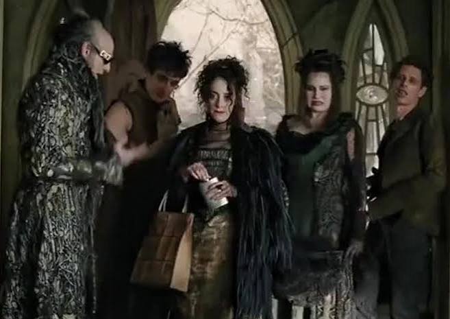 Watching Lemony Snicket's Series of unfortunate events & look who's in the  acting troupe! EDIT: There are two characters from the show in this picture!