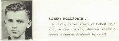 Robert James Holdforth (1923-1940)