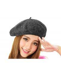 Chic 100 Wool Winter Warm Classic French Beret Beanie Hat Cap For Women Girls Solid Color Grey C212n4zl0i2 Caps For Women Wool Winter Winter Hats For Women