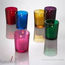 This video shows how you can do this easy diy and take a plain glass candle holder and make it into something a bit more interesting!!links to follow me. Eastland Votive Holder Assorted Colors Set Of 72 Quick Candles Candle Holders Glass Votive Candle Holders Colored Votive Candles