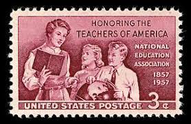Arago School Teachers Issue Vintage Postage Stamps Postage Stamps Usa Stamps