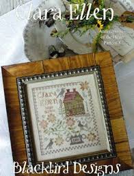 Anniversaries Of The Heart 8 Clara Ellenn Cross Stitch Blackbird Designs Cross Stitch Patterns Black Bird