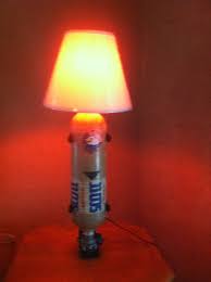 This Is A Lamp I Made Out Of A Scott Air Bottle And Materials From My Local Hardware Store Total Cost Was 40 From Hardware St Light Project Bottle Lamp Lamp