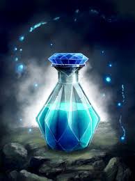 Intellect Crystal Potion By Artlanding Deviantart Com On Deviantart Potions Fantasy Props Magic Bottles