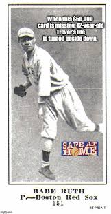 Pin By Robert J On Baseball Books Babe Ruth Baseball Baseball Cards