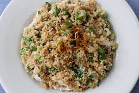 Toasted Couscous Spring Onion Salad Recipe on Food52
