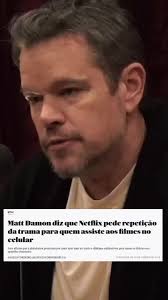 Matt Damon Reveals Netflix Plot Repetition