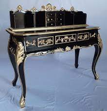 Großer luxus, der schreibtisch barock wie aus alten zeiten mit jeder menge stauraum für erledigte und unerledigte arbeit! Koniglicher Antiker Barock Rokoko Louis Sekretar Schreibtisch Breite117cm Einrichtung Kunibert Antik Kunibert