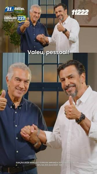 Quando trabalho e experiência caminham juntos, quem ganha é Mato Grosso do Sul., Obrigado, futuro senador, @reinaldoazambuja , pela confiança e por acreditar que podemos continuar fazendo a diferença ...