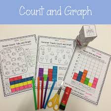 Bar Graphing Activities Beach Roll And Graph Graphing Worksheets Set Graphing Activities Bar Graphs Activities Fun Math Centers