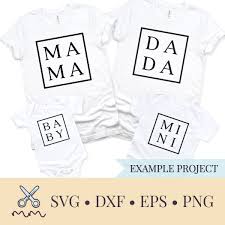 125 svg vectors & graphics to download svg 125. Mama Dada Baby Mini Svg Bundle The Modish Maker