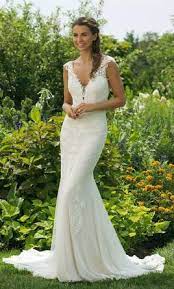 108 results for sweetheart neck wedding dress. Sweetheart 11033 Lace Fit And Flare Gown With Plunging V Neck Wedding Dress Sample Size 8 500