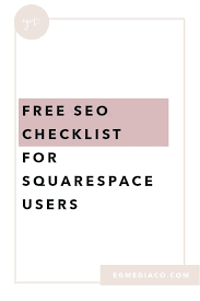 Free Seo Checklist For Squarespace Users Squarespace Website Design Web Design Tips Squarespace Design